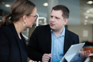 Markus Kaiser mit Nicole Schwertner